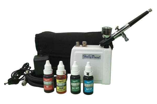 HobbyPrint AirBrush and compressor - Cake Decorating Kit.