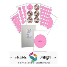 9 x A4 Printable Edible Icing Sheets - Sample Pack of different pre-cut sheets.