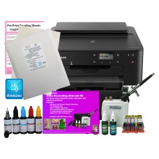 Edible A4 Printer Bundle, TS705a, Edible Inks, Icing Sheets & Cake Decorating Airbrush Kit - Add Icing/Wafer Options Edible A4 Printer Bundle, TS705a, Edible Inks, Icing Sheets & Cake Decorating Airbrush Kit - Add Icing/Wafer Options