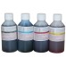 400ml Bottled Edible Ink for Canon Printers - 4 x 100ml Set of CMYK.