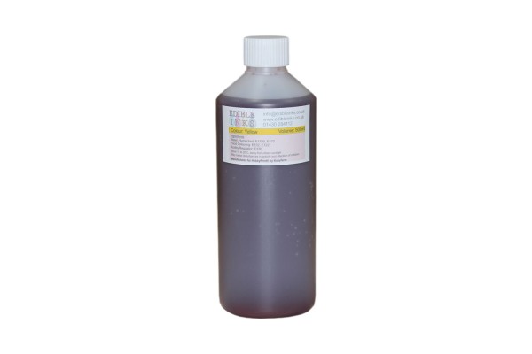 500ml Bottle of Yellow Edible Ink for Canon Printers.