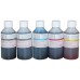 500ml Bottled Edible Ink for Canon Printers - 5 x 100ml Set of CMYKK.